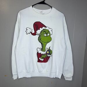 Vintage Dr Seuss The Grinch Sweater 1994 Size Large Christmas Cartoon Movie